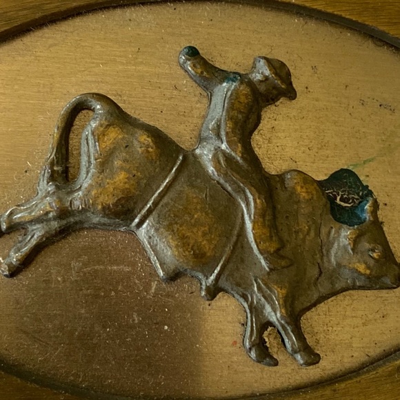 Bull Rider Belt Buckle - Picture 2 of 3